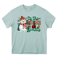 Arona tis the season to sparkle snowman Heavy Core Tee - MaliasSmallBusiness