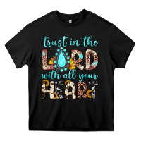 Black trust in the lord with all your heart Heavy Core Tee - JahusDesignShop