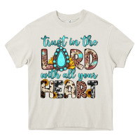 Cream trust in the lord with all your heart Heavy Core Tee - JahusDesignShop