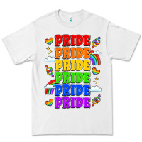 White rainbow pride celebration Premium Tee - LillyAllenDesigns
