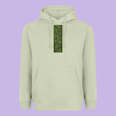 Zebra Heavyweight Hoodie Designed By Lillyallendesigns