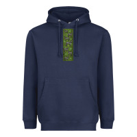Navy zebra Heavyweight Hoodie - LillyAllenDesigns