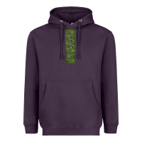 Plum zebra Heavyweight Hoodie - LillyAllenDesigns