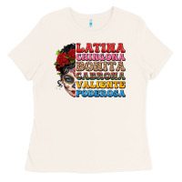 Bone mexican sugar skull latina chingona bonita Ladies Tee - LillyAllenDesigns