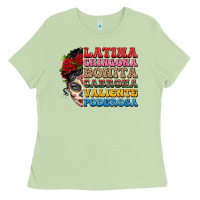 Matcha mexican sugar skull latina chingona bonita Ladies Tee - LillyAllenDesigns