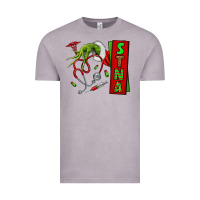 Vintage Zinc Christmas Character Vintage Tee - NancyCooperArtShop