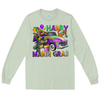 Matcha happy mardi gras truck Long Sleeve Tee - CowGirlArtShop