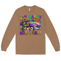 Toasted Coconut happy mardi gras truck Long Sleeve Tee - CowGirlArtShop