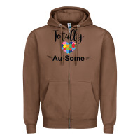 Chestnut totally au some Zipper Hoodie - CowhideDigitalArt