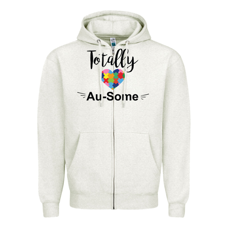 Totally Au Some Zipper Hoodie by CowhideDigitalArt | Teevron