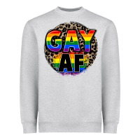 Heather Grey Gay af Heavyweight Sweatshirt - FaDigitalArtStudio