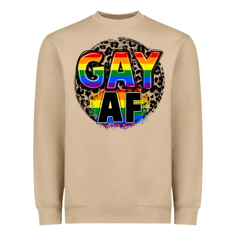 Gay Af Heavyweight Sweatshirt by FaDigitalArtStudio | Teevron