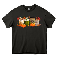 Asphalt pumpkin spice Heavy Core Tee - MaliasSmallBusiness