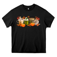 Black pumpkin spice Heavy Core Tee - MaliasSmallBusiness