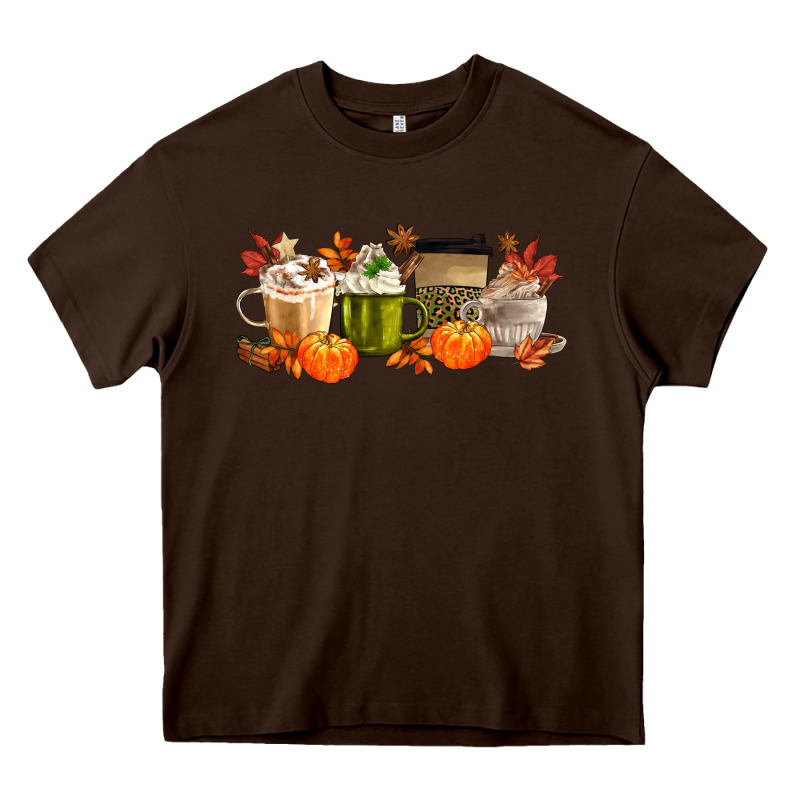 Pumpkin Spice Heavy Core Tee by MaliasSmallBusiness | Teevron