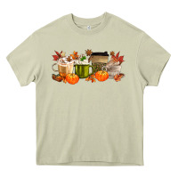 Mossy pumpkin spice Heavy Core Tee - MaliasSmallBusiness