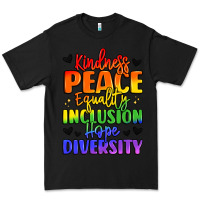 Black inspirational words in rainbow colors Premium Tee - LillyAllenDesigns