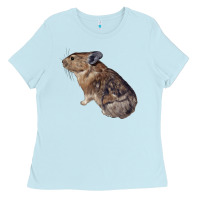 Baby Blue pika Ladies Tee - LillyAllenDesigns