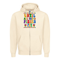 Sandshell Until all the pieces fit Zipper Hoodie - CowhideDigitalArt