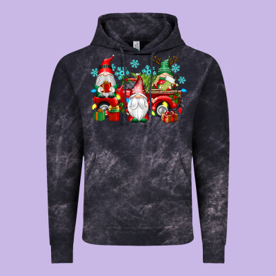 Christmas Gnome Truck Vintage Hoodie Designed By Texasbilliewilder