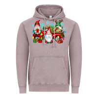Vintage Zinc christmas gnome truck Vintage Hoodie - texasbilliewilder