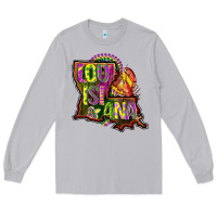 Moon Dust louisiana map Long Sleeve Tee - CowGirlArtShop