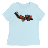 Baby Blue red ditch witch Ladies Tee - LillyAllenDesigns