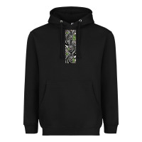 Black zebra Heavyweight Hoodie - LillyAllenDesigns