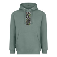 Sage zebra Heavyweight Hoodie - LillyAllenDesigns