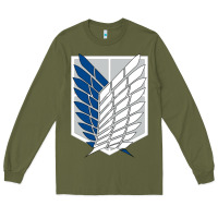 Army Green wings of liberty Long Sleeve Tee - tuanDangUi