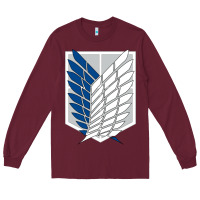 Burgundy wings of liberty Long Sleeve Tee - tuanDangUi