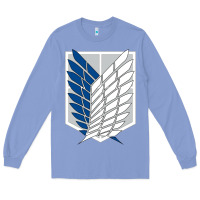 Colony Blue wings of liberty Long Sleeve Tee - tuanDangUi