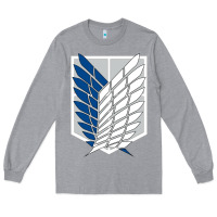 Heather Grey wings of liberty Long Sleeve Tee - tuanDangUi