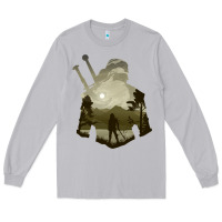 Moon Dust the witcher geralt hero sword companion minima list illusion art Long Sleeve Tee - tuanDangUi