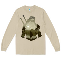 Mushroom the witcher geralt hero sword companion minima list illusion art Long Sleeve Tee - tuanDangUi