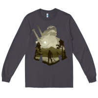 Smoke the witcher geralt hero sword companion minima list illusion art Long Sleeve Tee - tuanDangUi