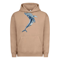 Pigment Burro humpback whale jumping Urban Hoodie - BarkalooDesign