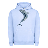 Pigment Grape Ice humpback whale jumping Urban Hoodie - BarkalooDesign