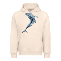 Sandshell humpback whale jumping Urban Hoodie - BarkalooDesign