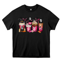 Black Scream Coffee Cups Heavy Core Tee - MaliasSmallBusiness
