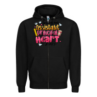 Black Being an Assistant Principal is Heart Work Zipper Hoodie - CowhideDigitalArt