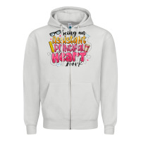 Dove Grey Being an Assistant Principal is Heart Work Zipper Hoodie - CowhideDigitalArt