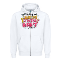 White Being an Assistant Principal is Heart Work Zipper Hoodie - CowhideDigitalArt