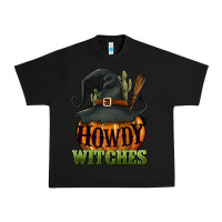 Black Howdy witches Urban Heavy Tee - NancyCooperArtShop