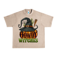 French Oak Howdy witches Urban Heavy Tee - NancyCooperArtShop