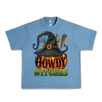 Pebble Blue Howdy witches Urban Heavy Tee - NancyCooperArtShop