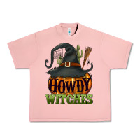 Salmon Howdy witches Urban Heavy Tee - NancyCooperArtShop