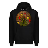 Black christmas Premium Hoodie - BundleAndBundleShop