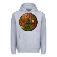 Heather Grey christmas Premium Hoodie - BundleAndBundleShop