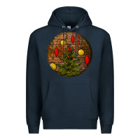 Navy christmas Premium Hoodie - BundleAndBundleShop